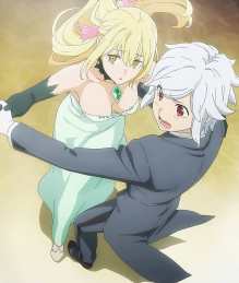 Image result for danmachi anime fanart bell and ais